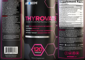 Myokem Thyrovate - supplement