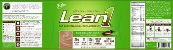 N53 Lean1 Fat Burning Meal Replacement Chocolate Mint - supplement