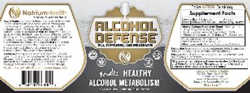 Natrium Health Alcohol Defense - supplement
