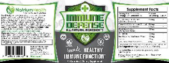 Natrium Health Immune Defense - supplement