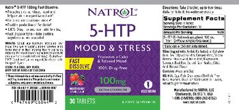 Natrol 5-HTP 100 mg Fast Dissolve Mixed Berry Natural Flavor - supplement