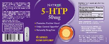 Natrol 5-HTP 50 mg - supplement