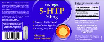 Natrol 5-HTP 50 mg - supplement