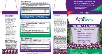 Natrol AcaiBerry Weekend Cleanse Cleanse Now - supplement
