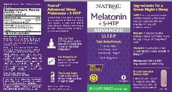Natrol Advanced Sleep Melatonin + 5-HTP Time Release - supplement