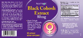 Natrol Black Cohosh Extract 80 mg - supplement