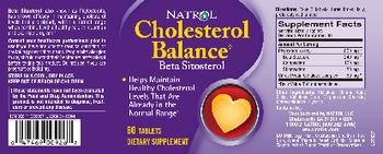 Natrol Cholesterol Balance - supplement