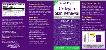 Natrol Collagen Skin Renewal - supplement