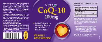 Natrol CoQ-10 100 mg - supplement