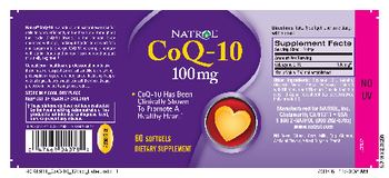 Natrol CoQ-10 100mg - supplement