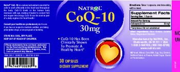 Natrol CoQ-10 30 mg - supplement