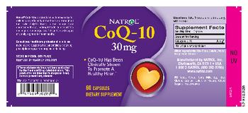 Natrol CoQ-10 30mg - supplement