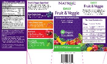 Natrol Daily Fruit & Veggie - supplement
