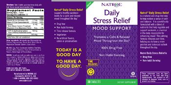 Natrol Daily Stress Relief Time Release - supplement