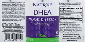 Natrol DHEA 10 mg - supplement