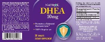 Natrol DHEA 10 mg - supplement