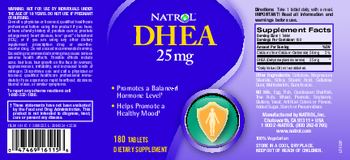 Natrol DHEA 25 mg - supplement