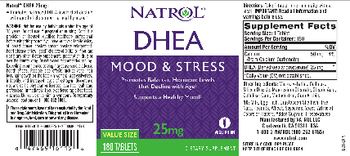 Natrol DHEA 25 mg - supplement