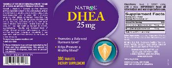 Natrol DHEA 25 mg - supplement