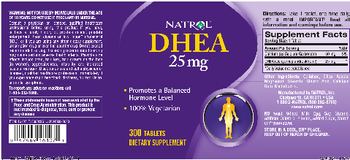 Natrol DHEA 25 mg - supplement