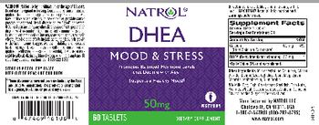 Natrol DHEA 50 mg - supplement