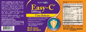 Natrol Easy-C 1000 mg - supplement