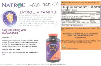 Natrol Easy-C 500 mg - supplement