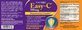 Natrol Easy-C 500 mg Regenerating Complex - supplement