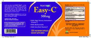 Natrol Easy-C 500 mg - supplement