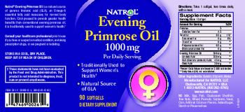 Natrol Evening Primrose Oil 1000 mg - supplement