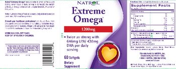 Natrol Extreme Omega 1200 mg - supplement