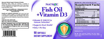 Natrol Fish Oil + Vitamin D3 - supplement