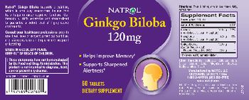 Natrol Ginkgo Biloba 120 mg - supplement