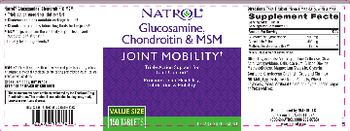 Natrol Glucosamine, Chondroitin & MSM - supplement