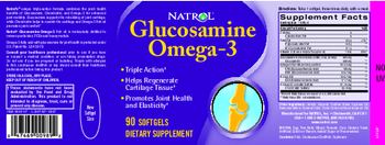 Natrol Glucosamine Omega-3 - supplement