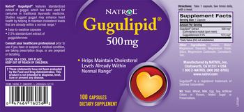 Natrol Gugulipid 500 mg - supplement