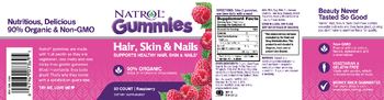 Natrol Hair, Skin & Nails Raspberry - supplement