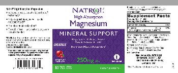 Natrol High Absorption Magnesium 250 mg Cranberry Apple Natural Flavor - supplement