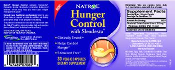 Natrol Hunger Control - supplement