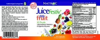 Natrol JuiceFestiv Daily Fruit - supplement