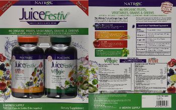 Natrol JuiceFestiv Daily Veggie - supplement