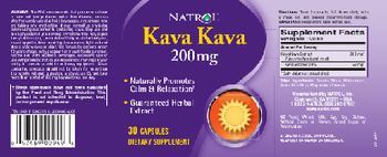 Natrol Kava Kava 200 mg - supplement