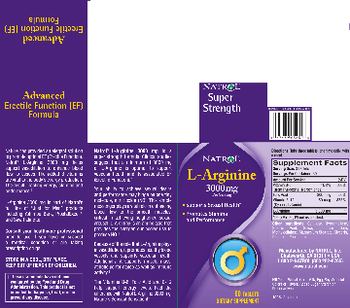 Natrol L-Arginine 3000 mg - supplement