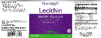 Natrol Lecithin 1,200 mg - supplement