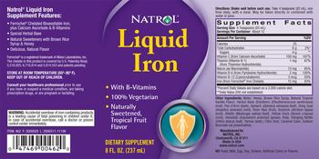 Natrol Liquid Iron - supplement