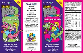 Natrol Liquid Kid's Companion - supplement