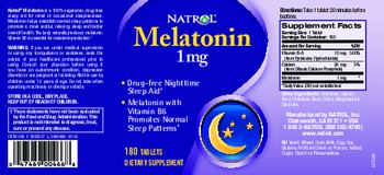 Natrol Melatonin 1 mg - supplement