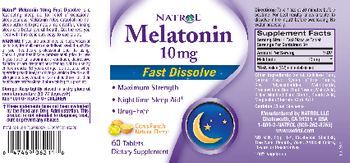 Natrol Melatonin 10 mg Fast Dissolve Citrus Punch - supplement