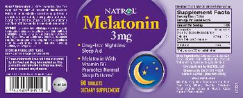 Natrol Melatonin 3 mg - supplement