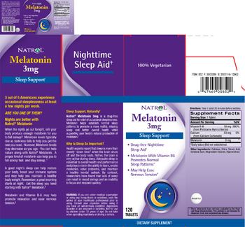 Natrol Melatonin 3mg - supplement